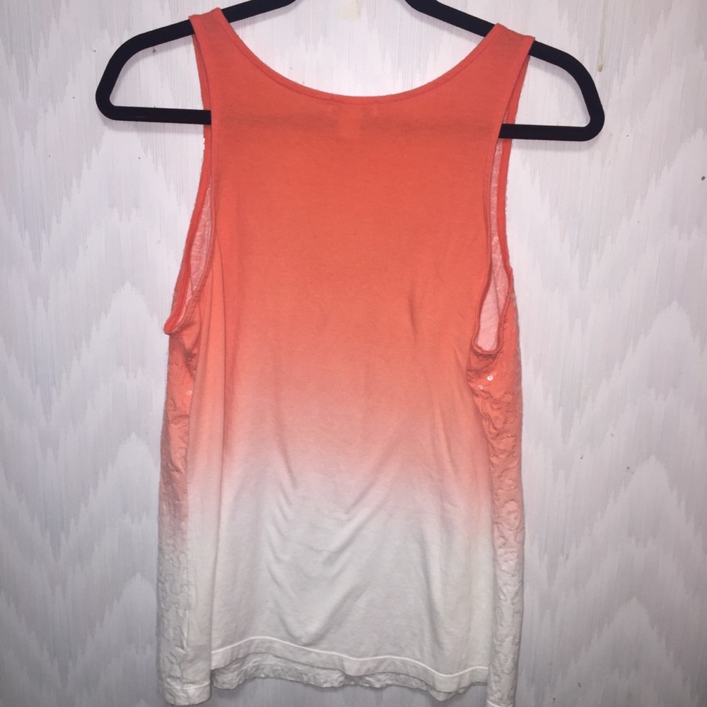 Old navy sequin ombré tank size large